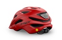 MET Crossover New kerékpáros sisak [matt piros, 52-59 cm (Uni)]