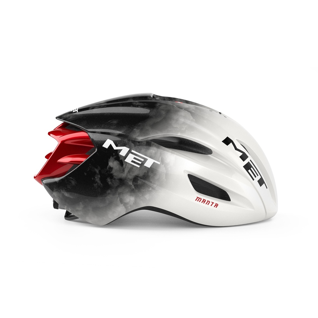 MET Manta Mips UAE Team Edition 2025 kerékpáros sisak [fehér-szürke-piros, 52-56 cm (S)]