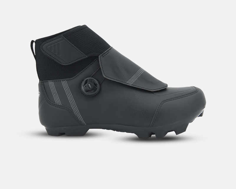 FLR Defender II Pro Dial MTB téli kerékpáros cipő [fekete, 39]