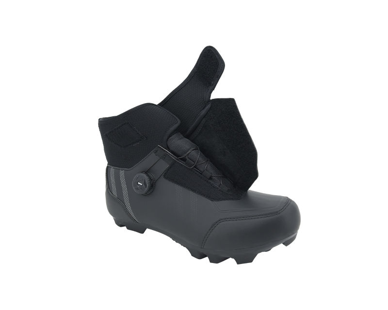 FLR Defender II Pro Dial MTB téli kerékpáros cipő [fekete, 40]