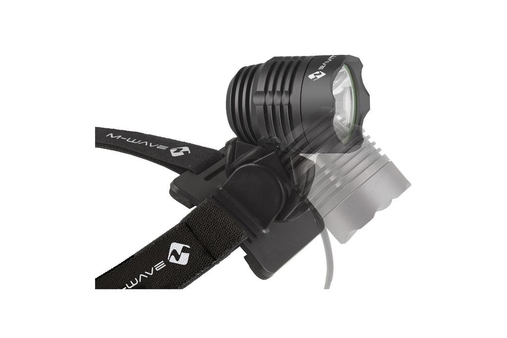 LÁMPA ELSŐ AKKUS KÜLSŐ 1 LED M-WAVE APOLLON ULTRA 700 (MAX 8W) FEKETE