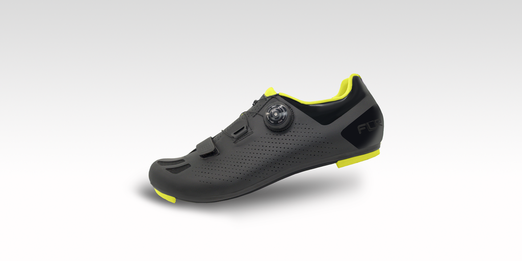 FLR F-11 országúti cipő [fekete-neon sárga, 39]