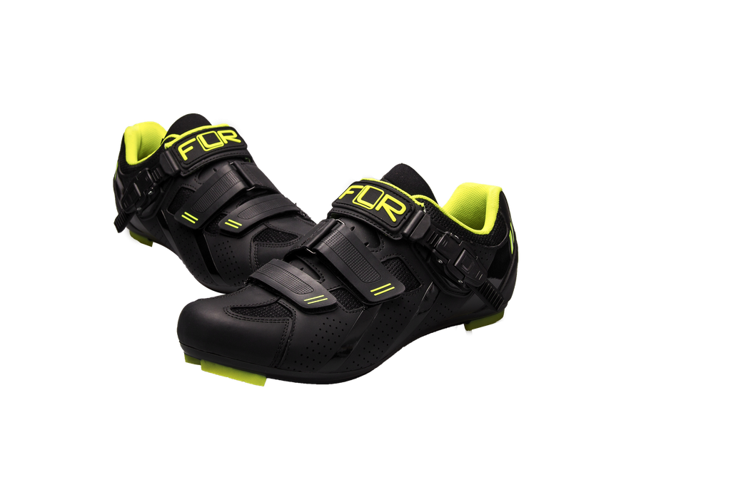 FLR F-15 III országúti cipő [fekete-neon sárga, 44]
