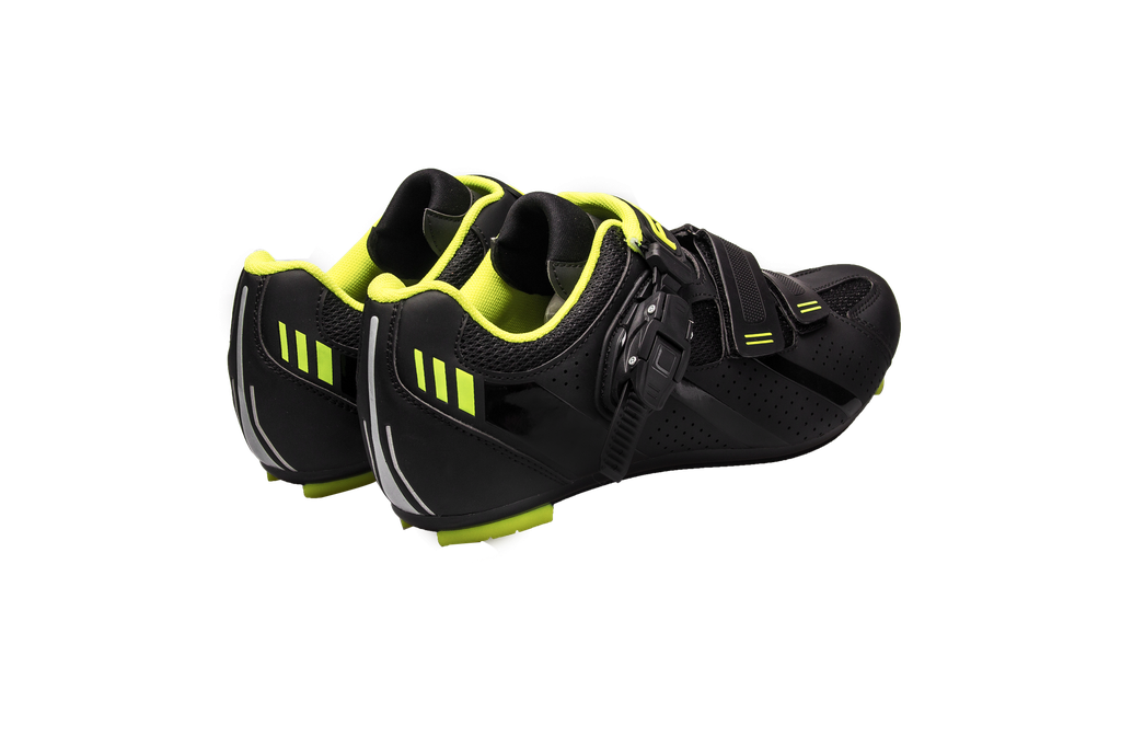 FLR F-15 III országúti cipő [fekete-neon sárga, 44]