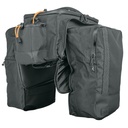 SKS-Germany Infinity Urban Trunkbag XL bővíthető kompakt táska csomagtartó tetejére [fekete]