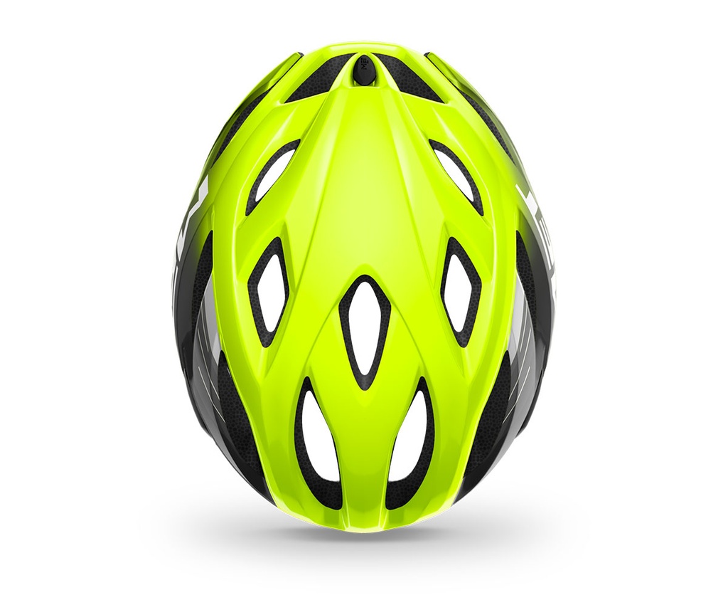 MET Idolo kerékpáros sisak [fényes fluo sárga-fekete, 52-59 cm (M)]