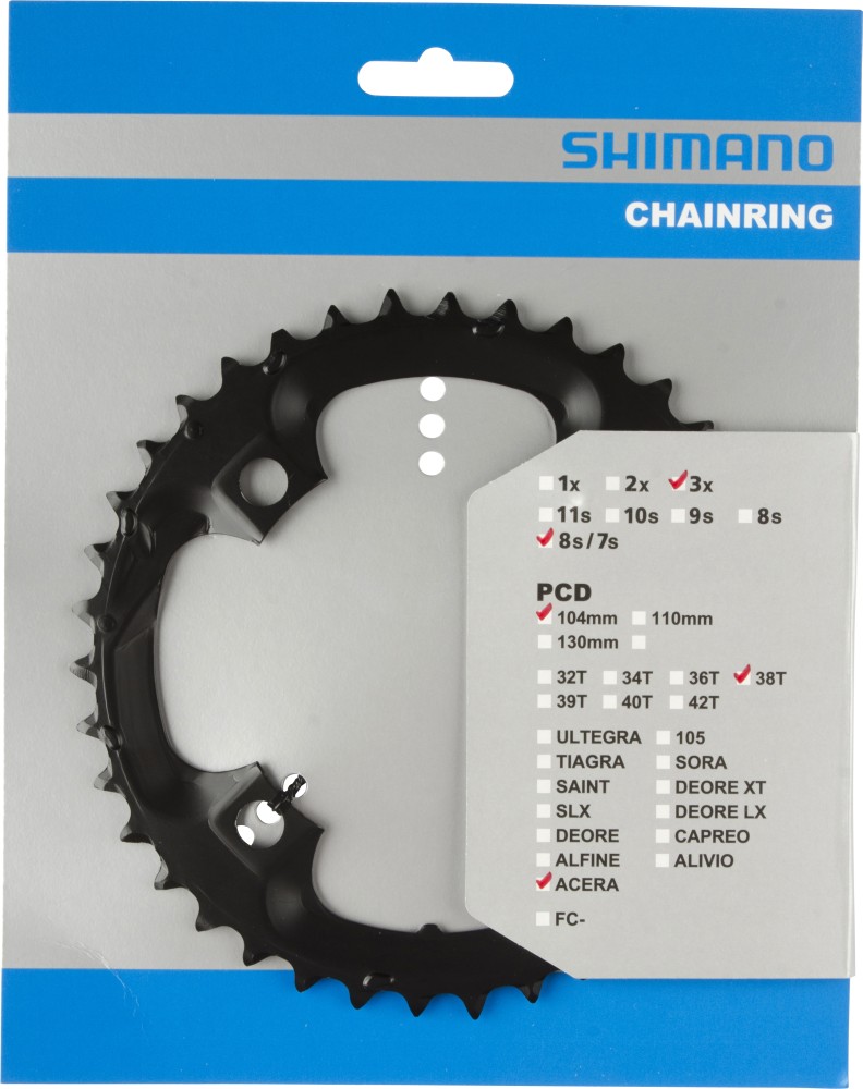 LÁNCKERÉK 38F FCM361 38F FEKETE