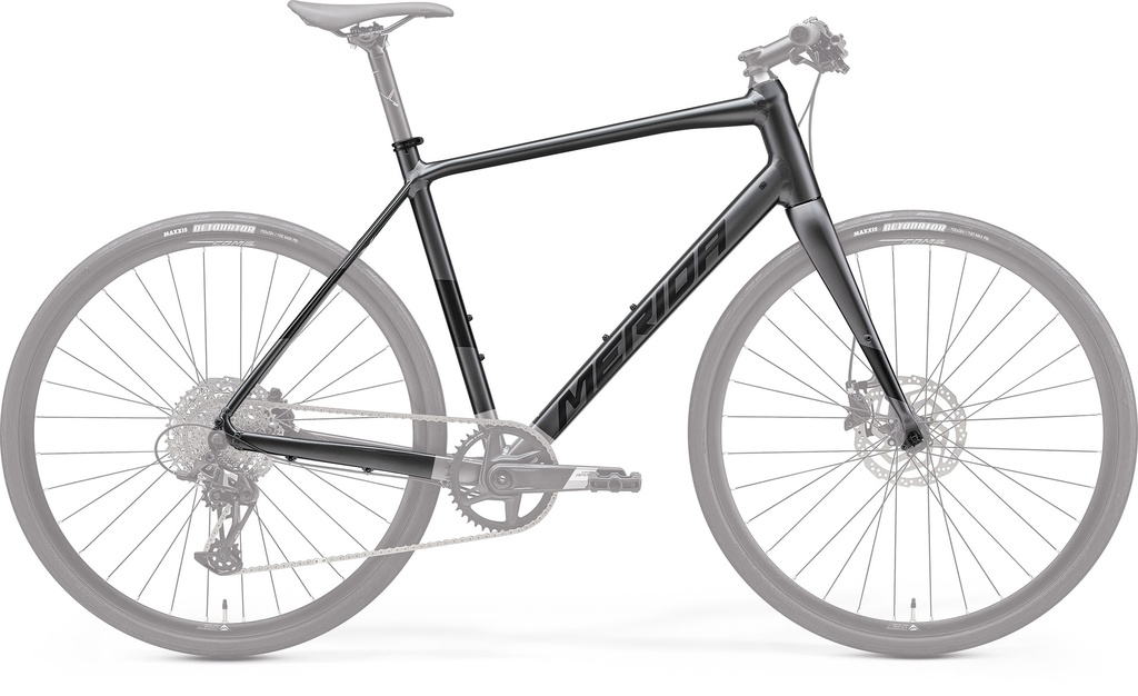 VÁZ MERIDA SPEEDER 500 III1 SELYEM SÖTÉTEZÜST (FEKETE)