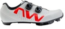 Cipő NORTHWAVE MTB REBEL 3 44,5 SZÜRKE/PIROS