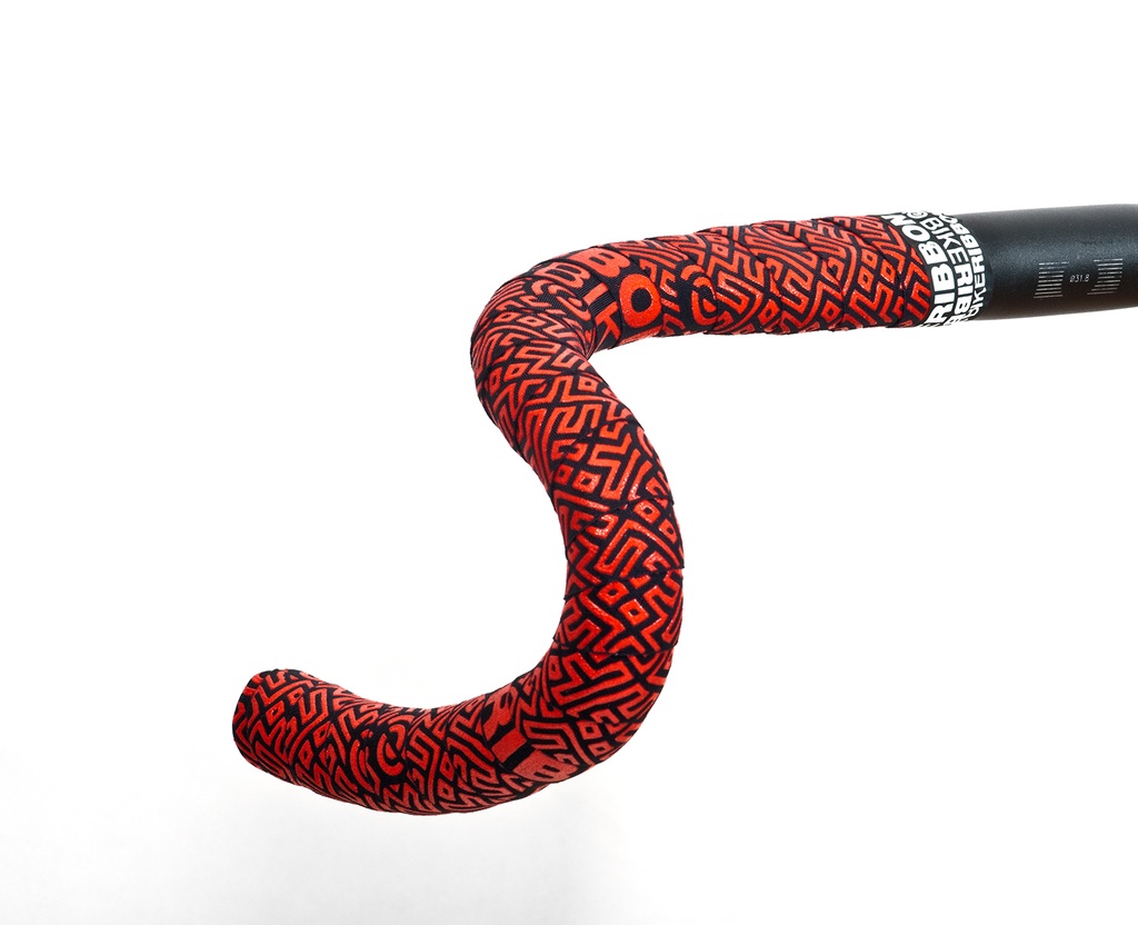 Bike Ribbon Maze kormányszalag (bandázs) [piros]