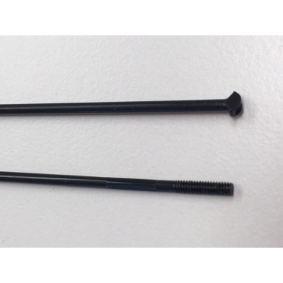 Küllő DT Swiss Aerolite egyenes T-fejjel 2.0/2.3/0.9x295 fekete