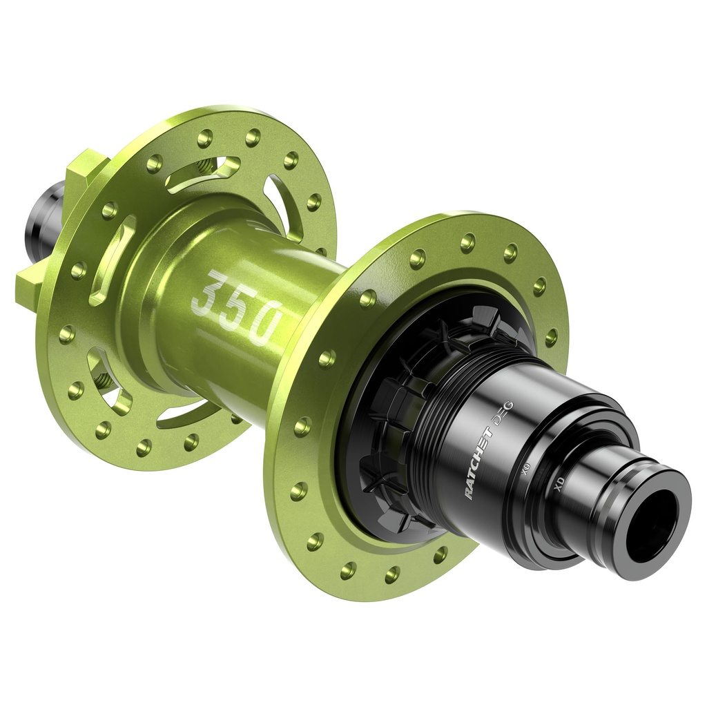 Agy DT Swiss 350 DEG limited hátsó disc 6 csavar boost 12/148mm Sram XD zöld ÚJ