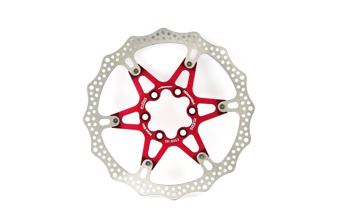 a2Z ATD 6 csavaros féktárcsa [piros, 160 mm]