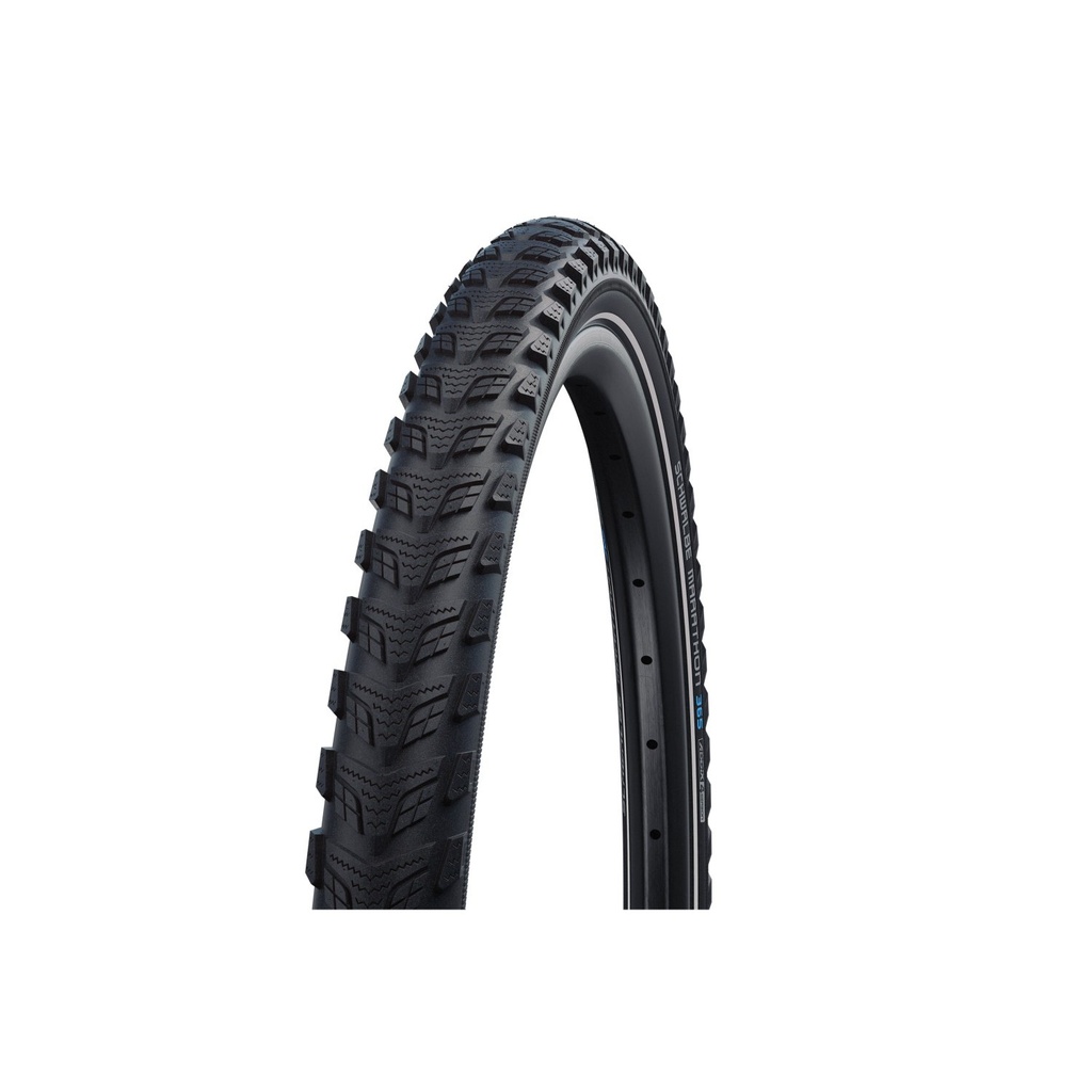 KÖP 700X45C (47-622) 28X1,75 SCHWALBE MARATHON 365 HS475 FEKETE REFLEXCSÍKOS