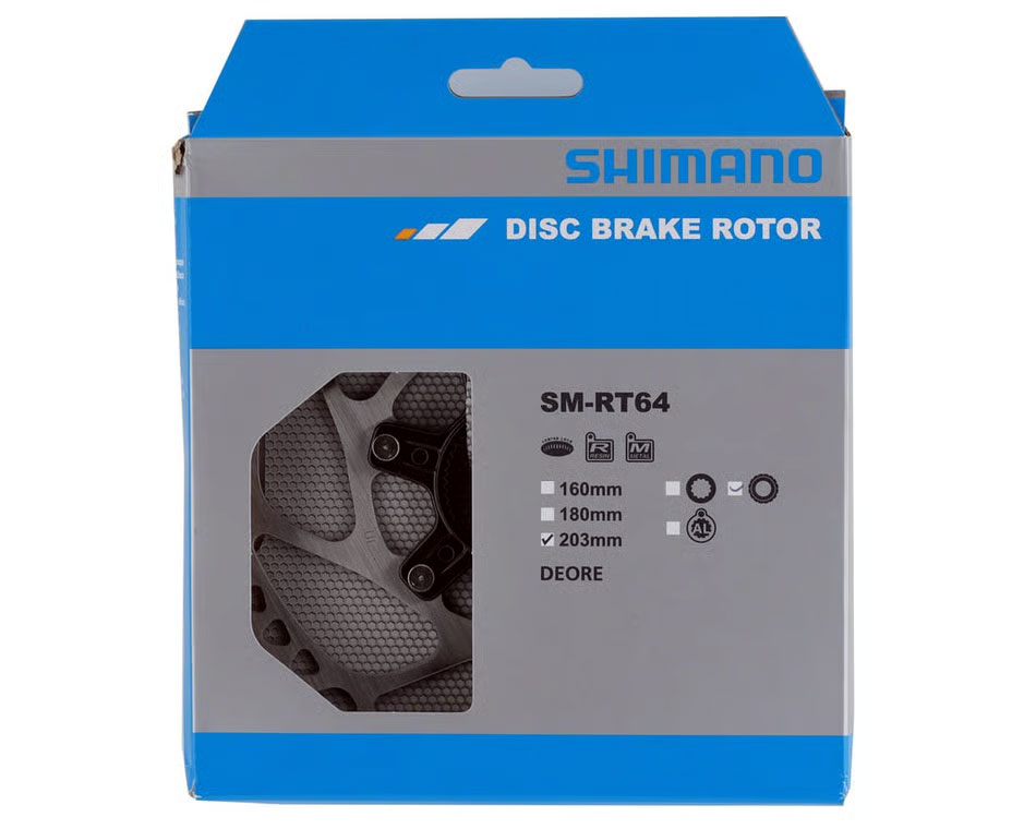 Féktárcsa Shimano SM-RT64L centerlock 203MM dobozos