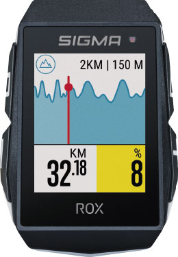 Computer SIGMA ROX 11.1 EVO HR szett GPS fekete