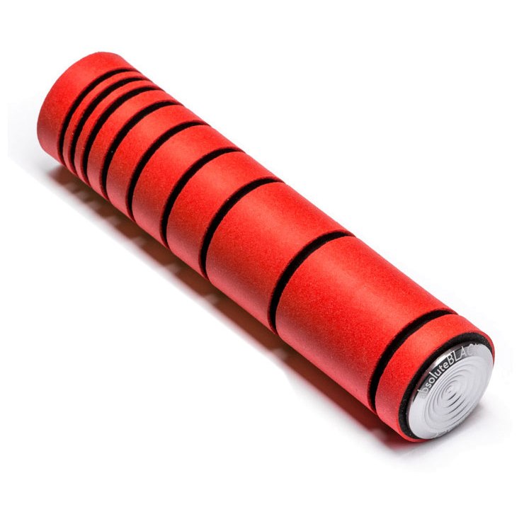 AB Grip MTB 2-komponensű markolat alumínium végdugóval piros