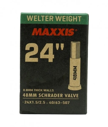 Belső Maxxis 24X1.5/2.5 WELTER WEIGHT Autószelepes 48mm 151g