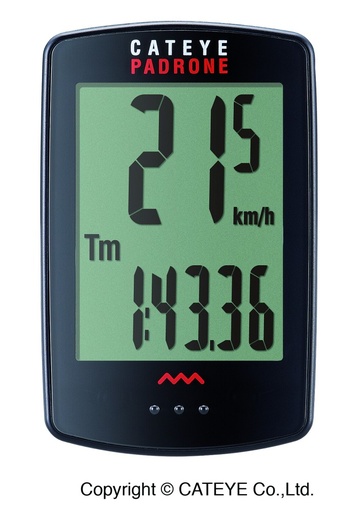 CatEye Padrone CC-PA100W 7 funkció wireless óriás kijelző fekete