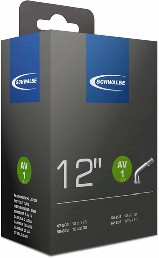 [#PL-10405320.01] BELSŐ SCHWALBE 12 AV1 12x1,75-2,40 40MM 45FOKOS 80G {25/7}