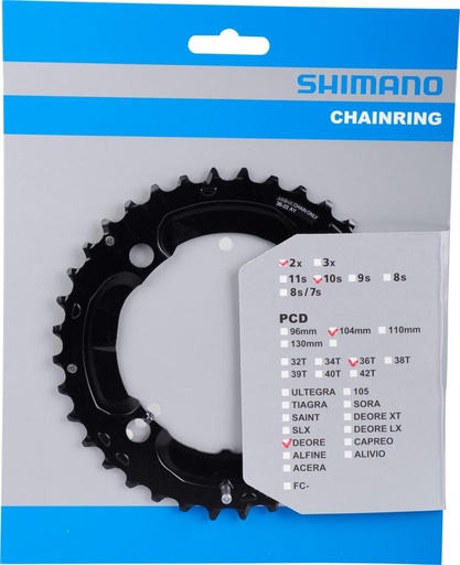 [#PL-Y1RP98070] SHIMANO FC-M617 CHAINRING 36T-AY