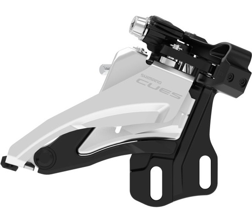 [#PL-EFDU4000E4] SHIMANO FRONT DERAILLEUR, FD-U4000-E, CUES, FOR 2X9/10, SIDE SWING, FRONT-PULL,