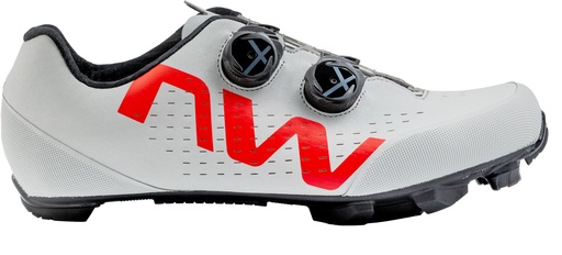 [#BF-80222012-88-45] Cipő NORTHWAVE MTB REBEL 3 45 SZÜRKE/PIROS