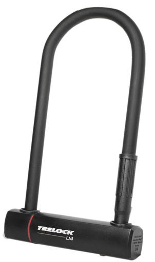 [#BL-192491] Trelock U4 kulcsos U-lakat [fekete, 230 mm]