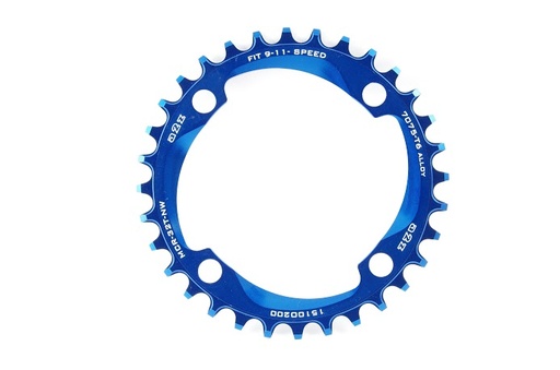 [#BL-141147] a2Z Narrow Wide (BCD: 104) 4 furatos szimmetrikus lánctányér [kék, 34]