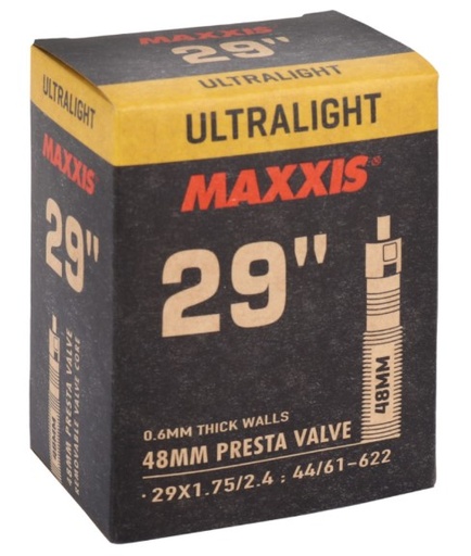 [#BS-EIB00140400] Belső Maxxis 29x1.75/2.4 ULTRALIGHT Presta szelepes 48mm 155g