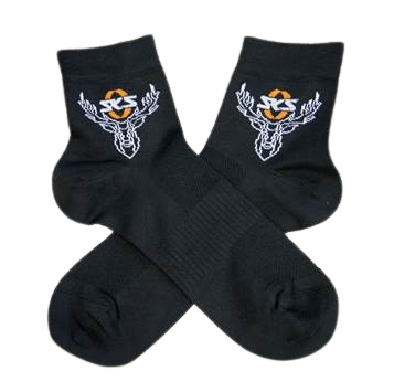 [#BL-245052] SKS-Germany Deer zokni [fekete-fehér-narancs, 39-42]