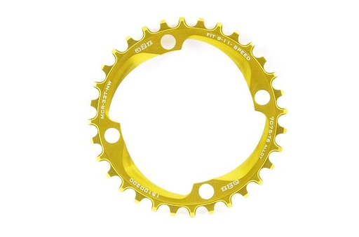 [#BL-168744] a2Z Narrow Wide (BCD: 96) 4 furatos aszimmetrikus lánctányér [arany, 32]