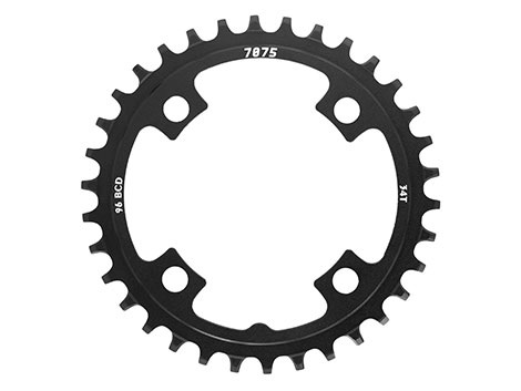 [#BL-166571] Sunrace CRMX Narrow Wide 4 furatos szimmetrikus lánctányér [fekete, 40]