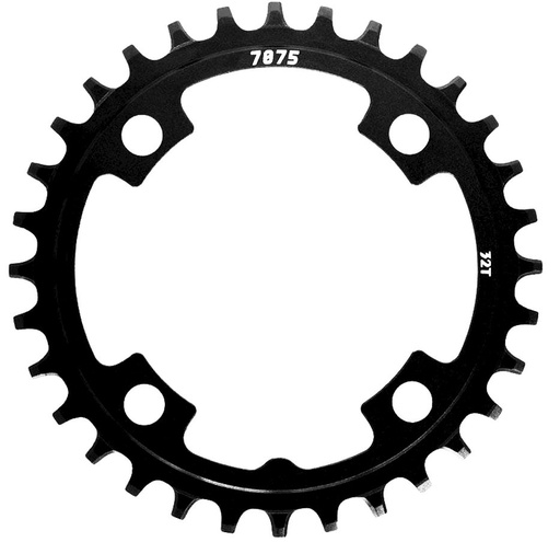 [#BL-197294] Sunrace CRMX04 Narrow Wide 4 furatos szimmetrikus lánctányér [fekete, 30]