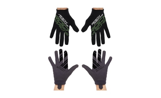 [#BL-199738] Rock Machine Race FF átmeneti hosszú ujjú kerékpáros kesztyű [fekete/szürke, XL]