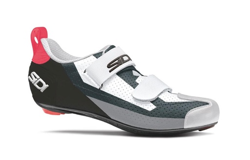 [#BL-242115] SIDI T-5 Air Triathlon országúti cipő [fekete-fehér-korall, 44]