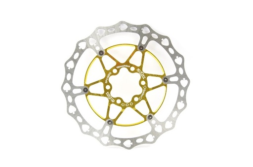 [#BL-135512] a2Z Teppan-Yaki TY-SPV-TS 6 csavaros féktárcsa [arany, 203 mm, pikk]