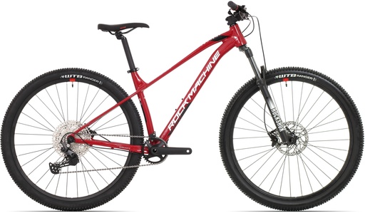 [#BL-210707] Rock Machine Torrent 70-29 XC kerékpár [19" (L), fényes sötétpiros/fekete/fehér]