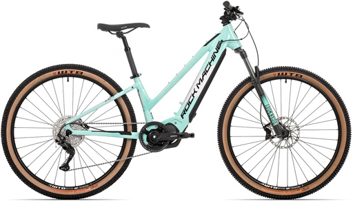 [#BL-210939] Rock Machine Torrent INT e90-29 Lady női elektromos MTB kerékpár [17.5" (M), fényes menta/ezüst/fekete]