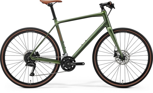 [#BF-2600065] MERIDA SPEEDER 100, L-es SELYEM KÖDZÖLD (BARNA)