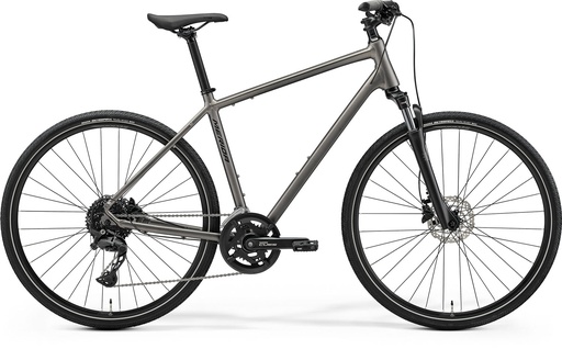[#BF-2601104] MERIDA CROSSWAY 300 XL SELYEM SZÜRKE (FEKETE)