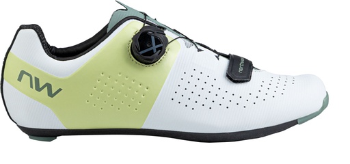 [#BF-80251042-58-445] Cipő NORTHWAVE ROAD STORM CARBON 44,5 FEHÉR/ZÖLD (MATCHA)