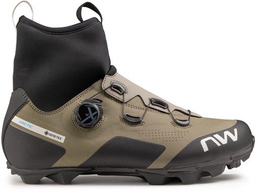 [#BF-80204037-48-42] Cipő NORTHWAVE MTB CELSIUS XC ARCTIC GTX, 42 téli, zöld/homok MINTA