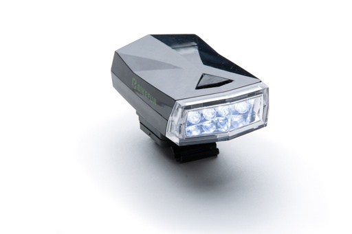 [#BF-JY-585B] Lámpa BIKEFUN SQUARE első 4 fehér LED, 3 f - JY-585B
