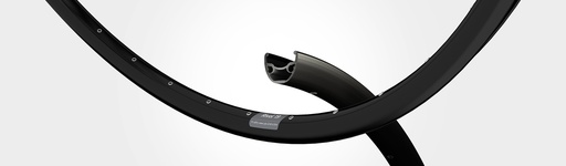 [#BF-R-600611] Abroncs RYDE RIVAL19 622 mm 32H fekete, disc szegecselt R-600611