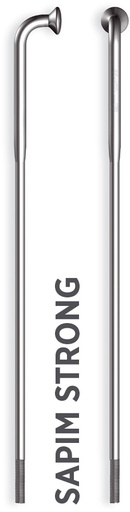 [#BF-SAST14294N] Küllő SAPIM STRONG Inox 14G 294mm J-Bend + Polyax réz 14G 12mm ezüst