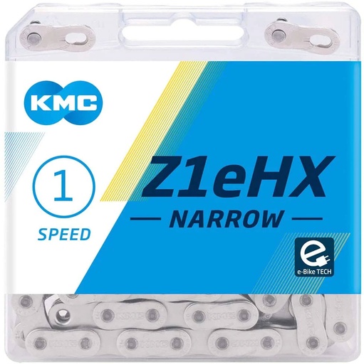 [#BF-Z1EHX-N] Lánc KMC Z1EHX-N agyváltóhoz 1/2x3/32 112L barna/sötét ezüst (Z610H)
