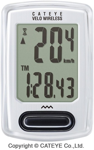 [#PL-CCVT230WW] CatEye Velo Wireless CC-VT230W 8 funkció wireless fehér